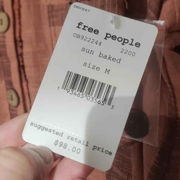 NEW! WE THE FREE Away at Sea Striped Top. - Picture 6 of 7